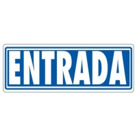 SEÑAL "ENTRADA (SIN INDICADOR)" 175X65 PVC GRIS ARCHIVO 2000 6177-10 GS (Espera 4 dias) en Huesoi